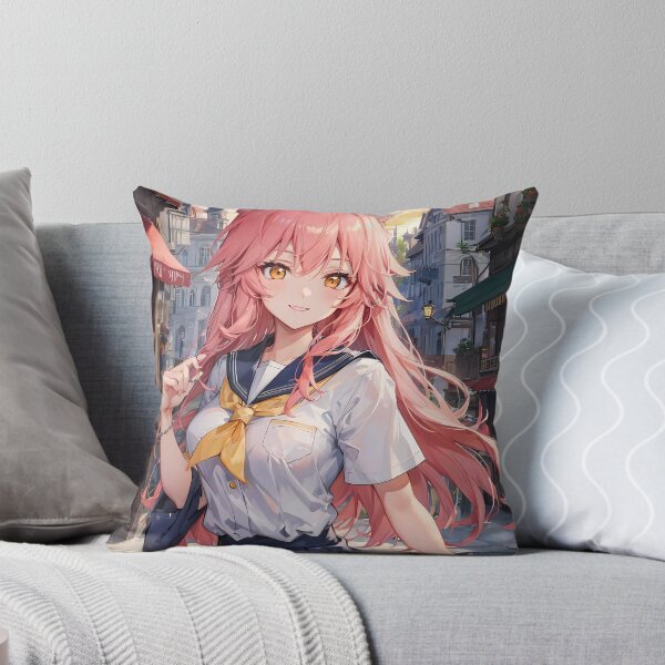 Item preview, Tamamo no Mae Fate Grand Order School Street Smile designed and sold by TanglenRabbit.