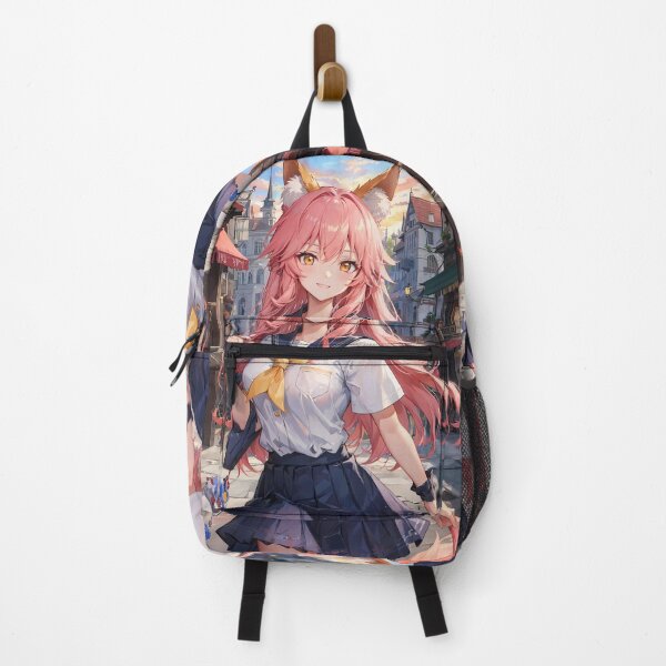 Item preview, Tamamo no Mae Fate Grand Order School Street Smile designed and sold by TanglenRabbit.