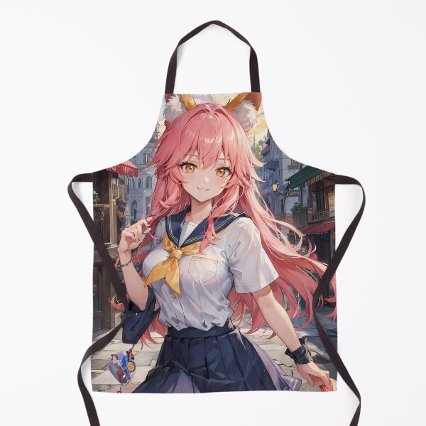 Item preview, Tamamo no Mae Fate Grand Order School Street Smile designed and sold by TanglenRabbit.