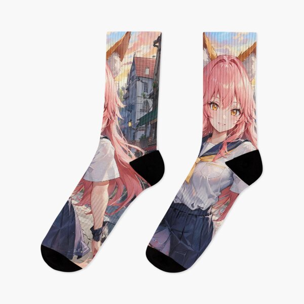 Item preview, Tamamo no Mae Fate Grand Order School Street Smile designed and sold by TanglenRabbit.