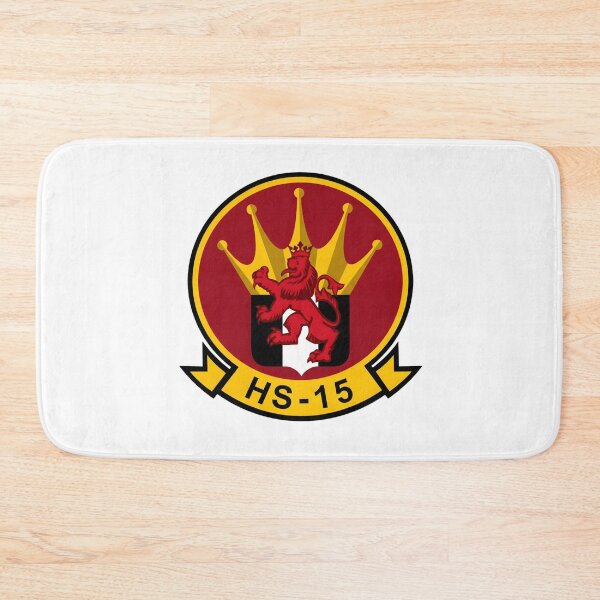 Item preview, Official Insignia of Helicopter Anti-Submarine Squadron Fifteen (HS-15) "Red Lions" designed and sold by CharlieDesings.