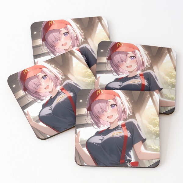 Item preview, Mash Kyrielight Fate Grand Order Burger Shop Cheer designed and sold by TanglenRabbit.
