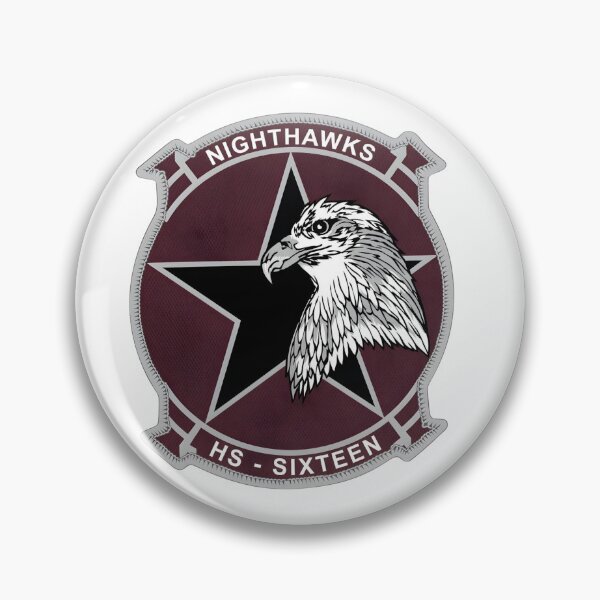 Item preview, Official Insignia of Helicopter Anti-Submarine Squadron Sixteen (HS-16) "Nighthawks" designed and sold by CharlieDesings.