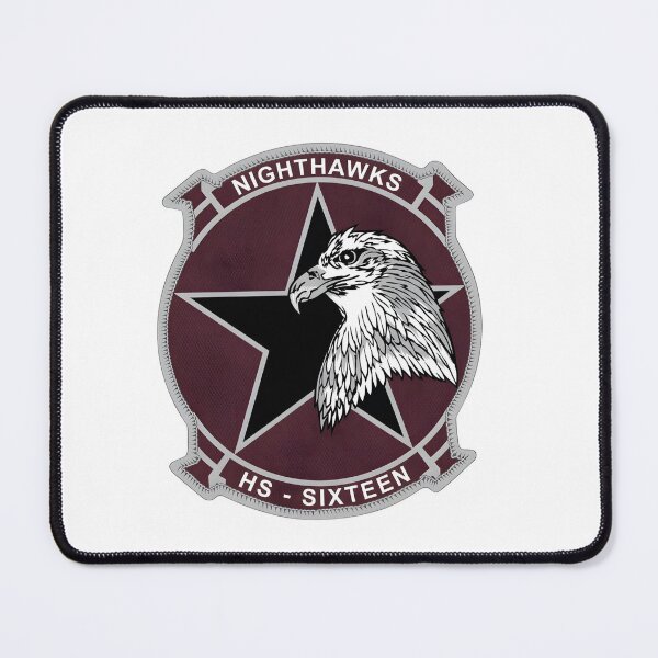 Item preview, Official Insignia of Helicopter Anti-Submarine Squadron Sixteen (HS-16) "Nighthawks" designed and sold by CharlieDesings.