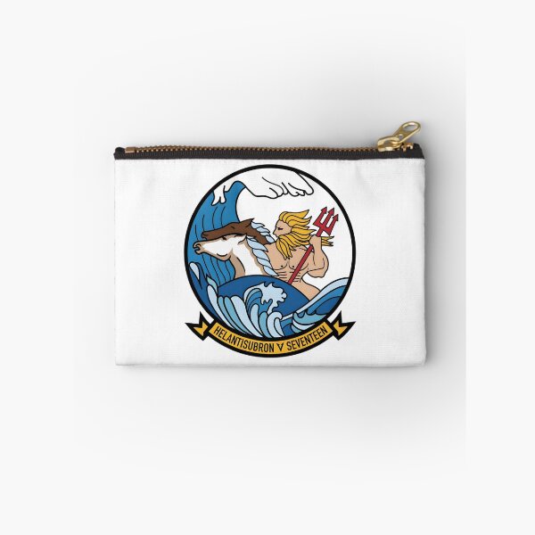 Item preview, Official Heritage Insignia of Helicopter Anti-Submarine Squadron Seventeen (HS-17) "Neptune's Raiders" designed and sold by CharlieDesings.