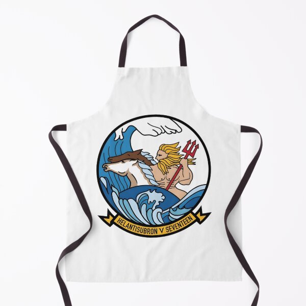 Item preview, Official Heritage Insignia of Helicopter Anti-Submarine Squadron Seventeen (HS-17) "Neptune's Raiders" designed and sold by CharlieDesings.
