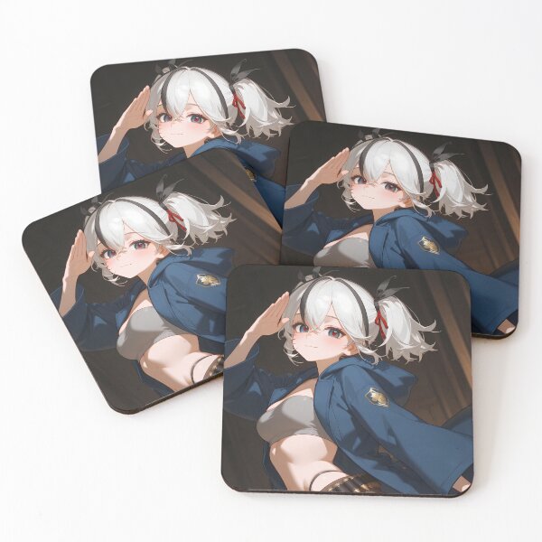 Item preview, Camellya Wuthering Waves Salute Pose Anime Girl designed and sold by TanglenRabbit.
