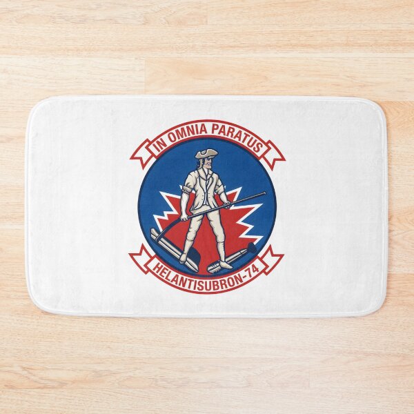 Item preview, Official Heritage Insignia of Helicopter Anti-Submarine Squadron Seventy-Four (HS-74) "Minutemen" designed and sold by CharlieDesings.