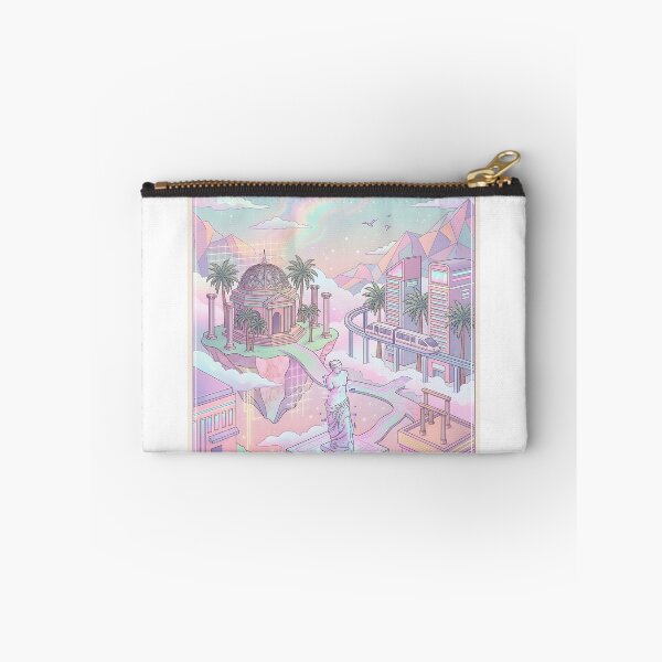 Item preview, Surreal Vaporwave City in the Clouds designed and sold by aashcreat.