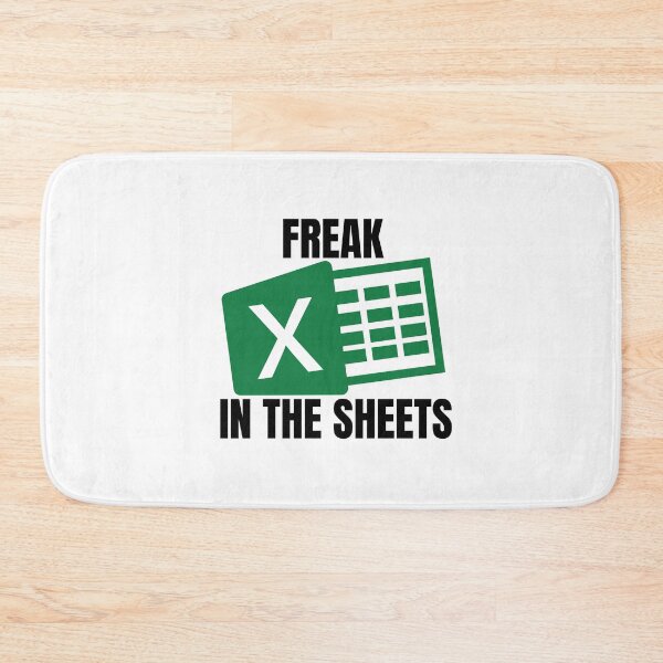 Item preview, Freak In The Sheets Excel Spreadsheet Accountant designed and sold by Dondonmart.