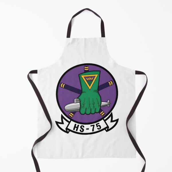 Item preview, Official Heritage Insignia of Helicopter Anti-Submarine Squadron Seventy-Five (HS-75) "Nightcurlers" designed and sold by CharlieDesings.