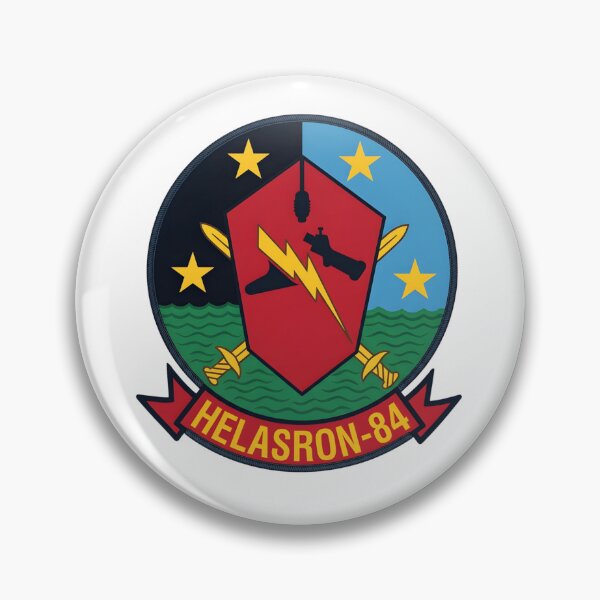 Item preview, Official Heritage Insignia of Helicopter Anti-Submarine Squadron Eighty-Four (HS-84) "Thunderbolts" designed and sold by CharlieDesings.