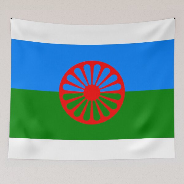 Item preview, Romani People Flag - Roma Heritage Pride & Nomad Soul Chakra designed and sold by NTGUILTY.