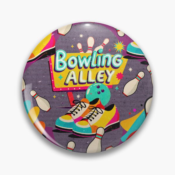 Item preview, Bowling Alley Retro Ten Pin Pattern Bowling Gift designed and sold by Veata.
