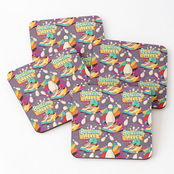 Item preview, Bowling Alley Retro Ten Pin Pattern Bowling Gift designed and sold by Veata.