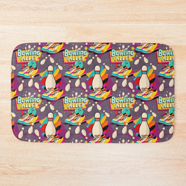 Item preview, Bowling Alley Retro Ten Pin Pattern Bowling Gift designed and sold by Veata.