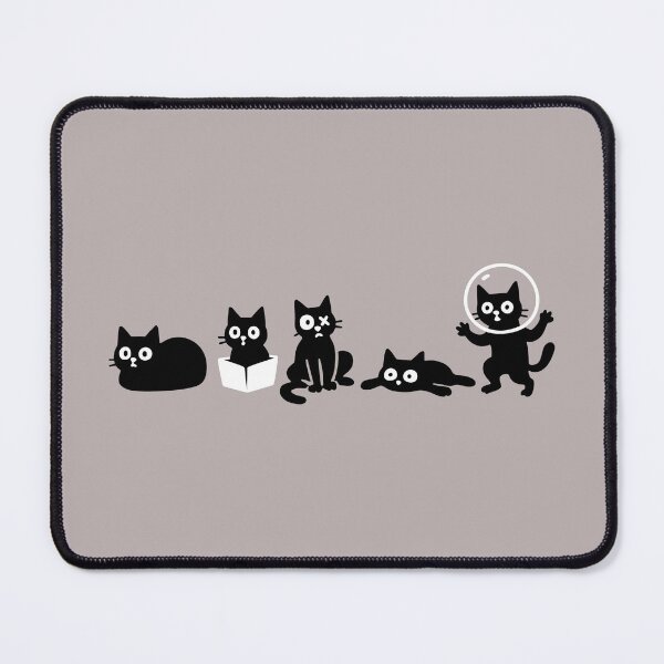 Item preview, Sequential Black Cat Poses Cosmos Theme Tee designed and sold by OlyvieArt.