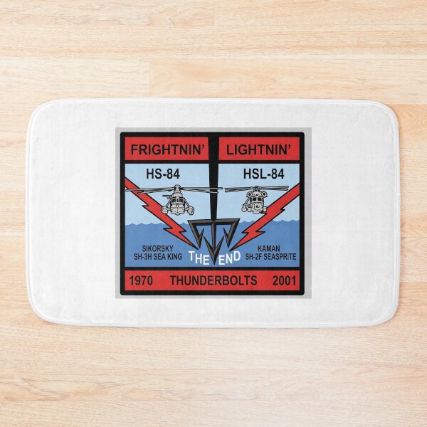 Item preview, Deactivation Commemorative Graphic for HS-84 and HSL-84 "Thunderbolts" (1970–2001) designed and sold by CharlieDesings.