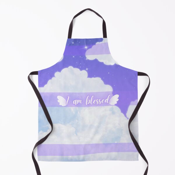 Item preview, I Am Blessed Pastel Purple Starry Sky Affirmation designed and sold by Vaeliss.