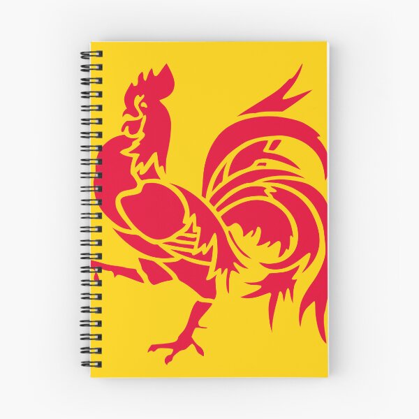 Item preview, Wallonia Flag - Walloon Red Rooster Coq Hardi & Ardennes Pride designed and sold by NTGUILTY.