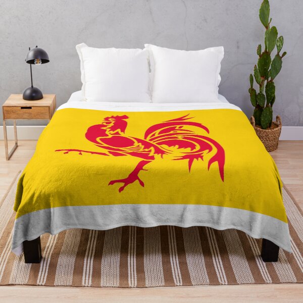 Item preview, Wallonia Flag - Walloon Red Rooster Coq Hardi & Ardennes Pride designed and sold by NTGUILTY.