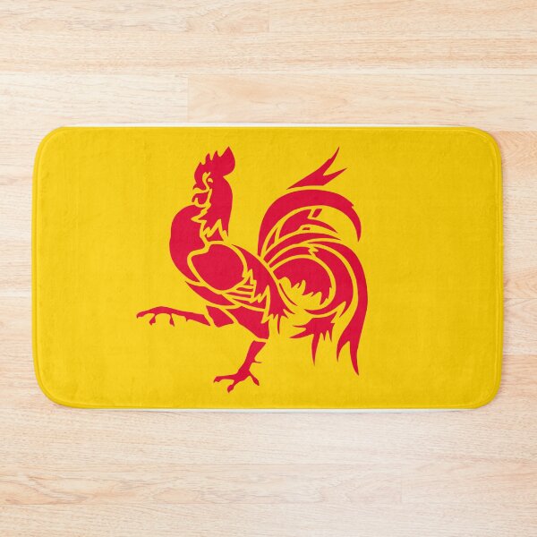 Item preview, Wallonia Flag - Walloon Red Rooster Coq Hardi & Ardennes Pride designed and sold by NTGUILTY.