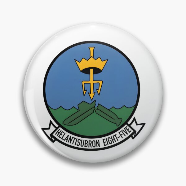Item preview, Official Heritage Insignia of Helicopter Anti-Submarine Squadron Eighty-Five (HS-85) "Golden Gaters" designed and sold by CharlieDesings.
