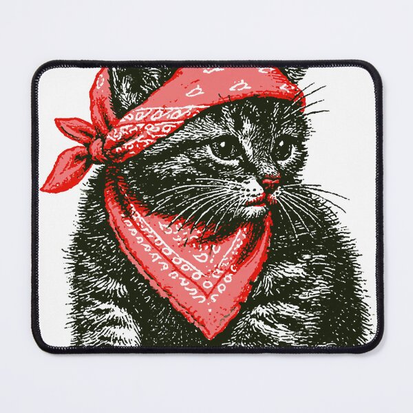 Item preview, Cute Cat with Scarf Street Style Cool Kawaii Design designed and sold by Meow-Attitude.