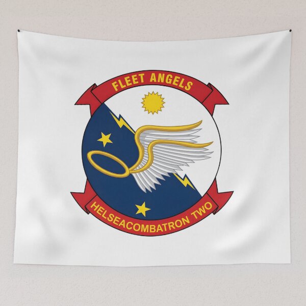 Item preview, Official Insignia of Helicopter Sea Combat Squadron Two (HSC-2) "Fleet Angels" designed and sold by CharlieDesings.
