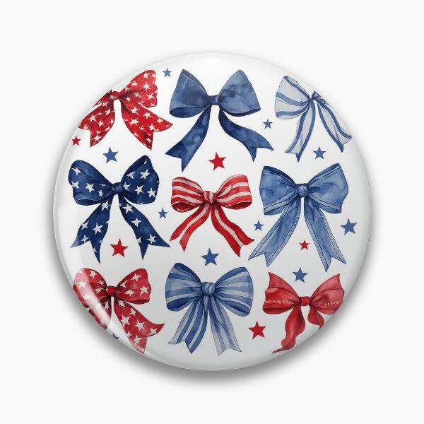 Item preview, Patriotic Coquette Bows Red White & Blue Patriotic Bows Retro July 4th designed and sold by MdEchoSTS.