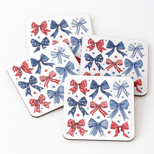 Item preview, Patriotic Coquette Bows Red White & Blue Patriotic Bows Retro July 4th designed and sold by MdEchoSTS.