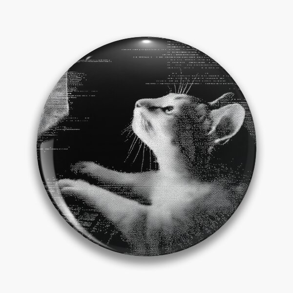 Item preview, Focused Cat Working on Computer Cute Tech Kawaii Design designed and sold by Meow-Attitude.