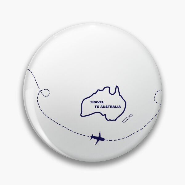 Item preview, Airplane route. Inverse trace. Travel to Australia designed and sold by ArtEventET.