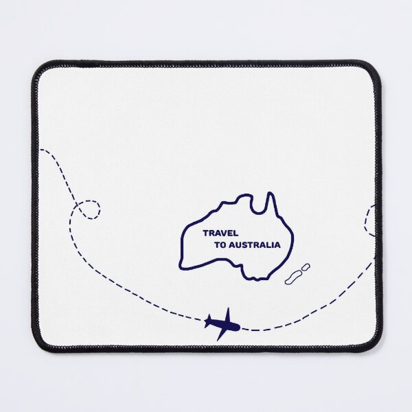 Item preview, Airplane route. Inverse trace. Travel to Australia designed and sold by ArtEventET.