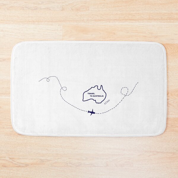 Item preview, Airplane route. Inverse trace. Travel to Australia designed and sold by ArtEventET.