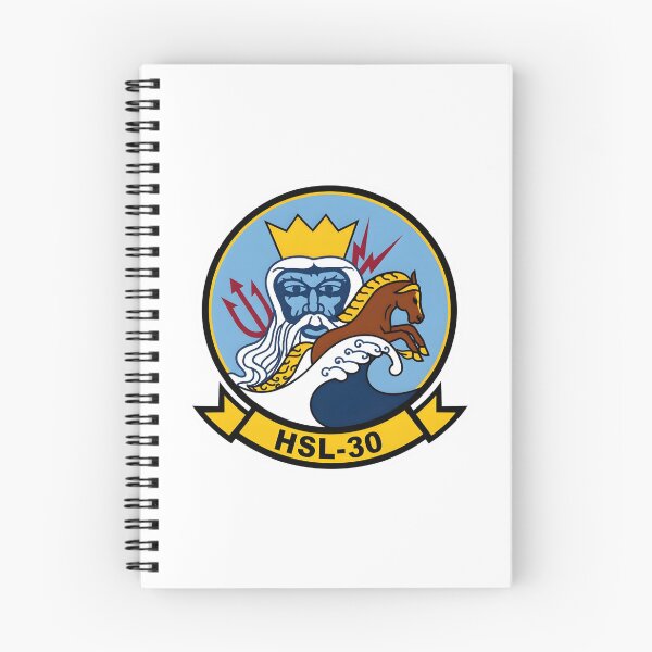 Item preview, Official Heritage Insignia of Helicopter Anti-Submarine Squadron Light Thirty (HSL-30) "Neptune’s Horsemen" designed and sold by CharlieDesings.