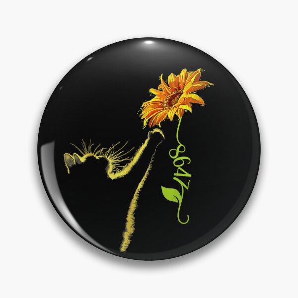Item preview, Aesthetic Yellow Cat Silhouette Reaching For Golden Sunflower Floral Nature Art designed and sold by EvandSolis.