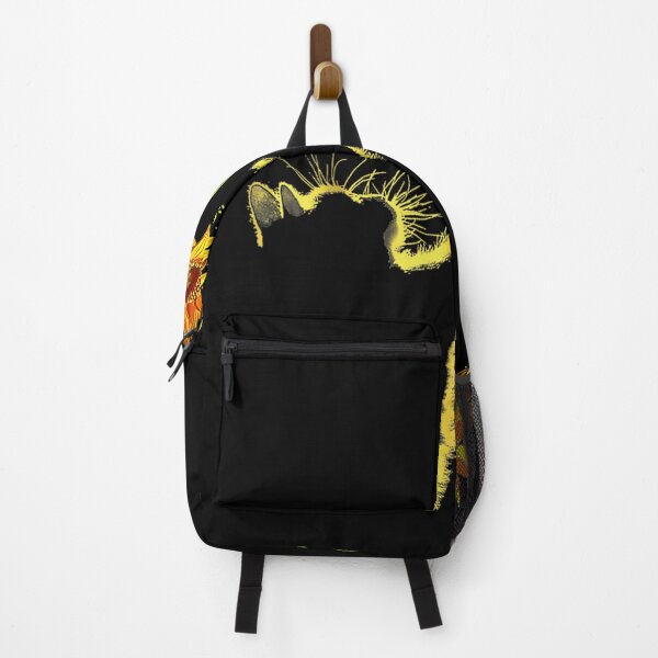 Item preview, Aesthetic Yellow Cat Silhouette Reaching For Golden Sunflower Floral Nature Art designed and sold by EvandSolis.
