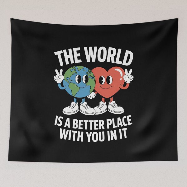 Item preview, Motivational Earth Heart Mental Health Awareness designed and sold by dischodetino.