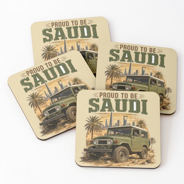 Item preview, Saudi Desert Offroad Heritage Classic SUV designed and sold by Retro Arabica.