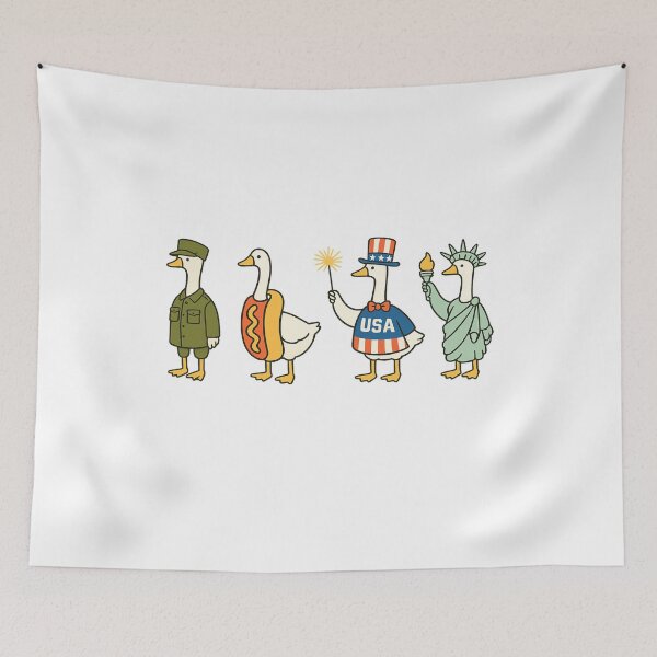 Item preview, Retro Fourth of July Goose American Flag USA Memorial Day designed and sold by MdEchoSTS.