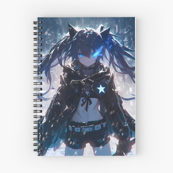 Item preview, Black Rock Shooter Black Rock Shooter Blue Flame Cyberpunk Snow Neon Gaze designed and sold by TanglenRabbit.