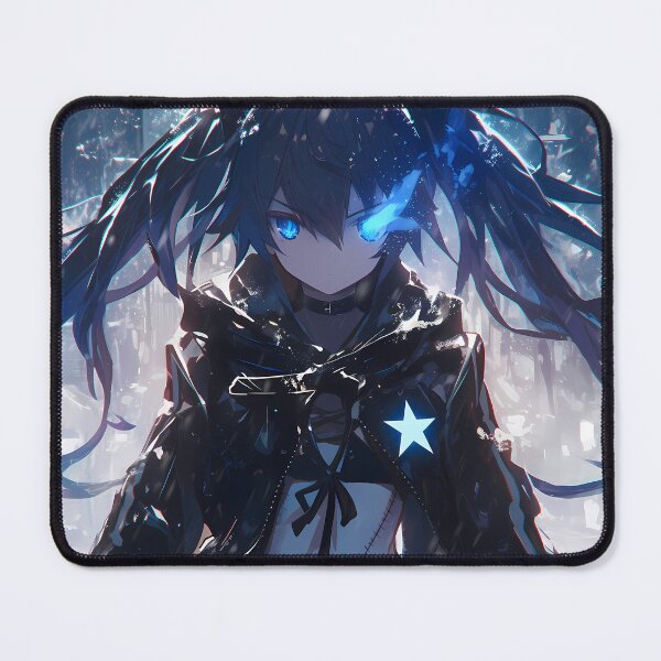 Item preview, Black Rock Shooter Black Rock Shooter Blue Flame Cyberpunk Snow Neon Gaze designed and sold by TanglenRabbit.