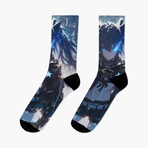 Item preview, Black Rock Shooter Black Rock Shooter Blue Flame Cyberpunk Snow Neon Gaze designed and sold by TanglenRabbit.