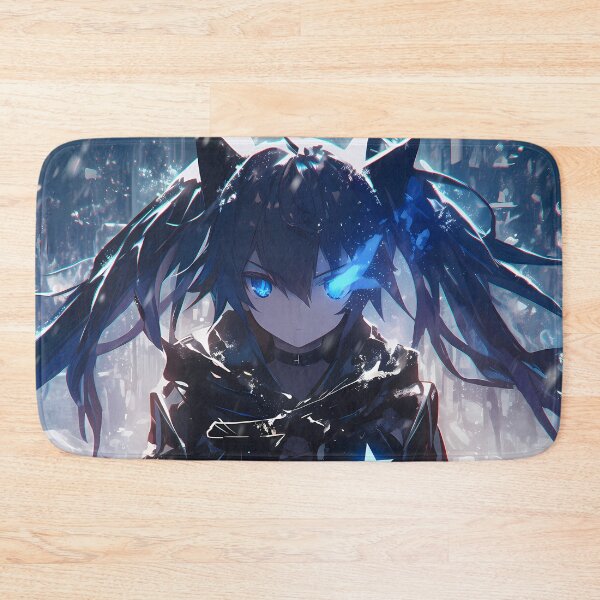 Item preview, Black Rock Shooter Black Rock Shooter Blue Flame Cyberpunk Snow Neon Gaze designed and sold by TanglenRabbit.