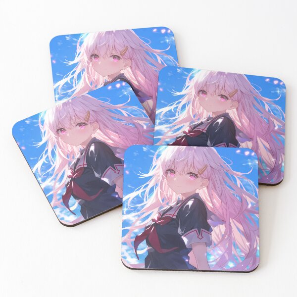 Item preview, Yuudachi Kantai Collection Kancolle Pink Hair School Uniform Sky Petals designed and sold by TanglenRabbit.