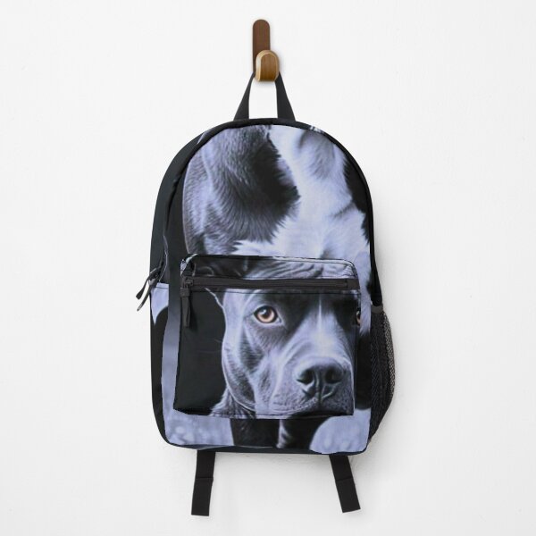 Item preview, Loyal Pitbull Portrait – Powerful Dog Aesthetic Black Minimalist Poster designed and sold by Yiderkop.
