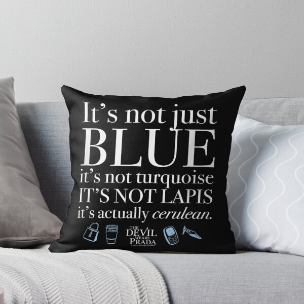 Item preview, It Is Actually Cerulean Blue Not Lapis Turquoise Fashion Quote Aesthetic designed and sold by VedaSeraphina.