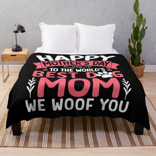 Item preview, Happy Mother's Day To The Worlds Best Dog Mom We Woof You designed and sold by VedaSeraphina.
