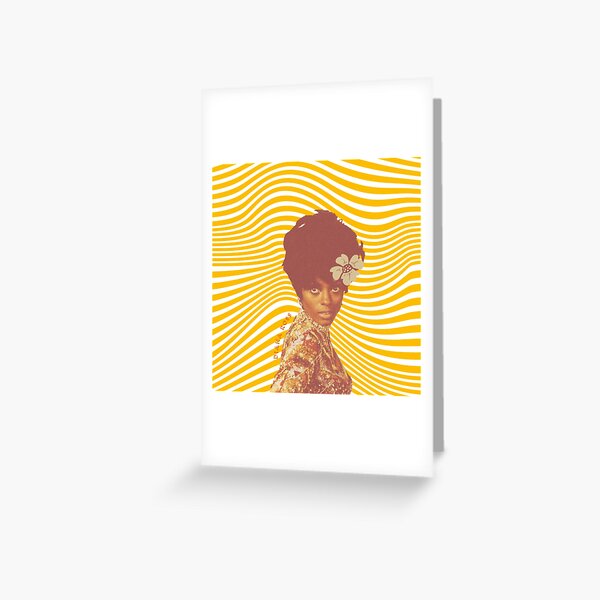 Diana Ross Greeting Card